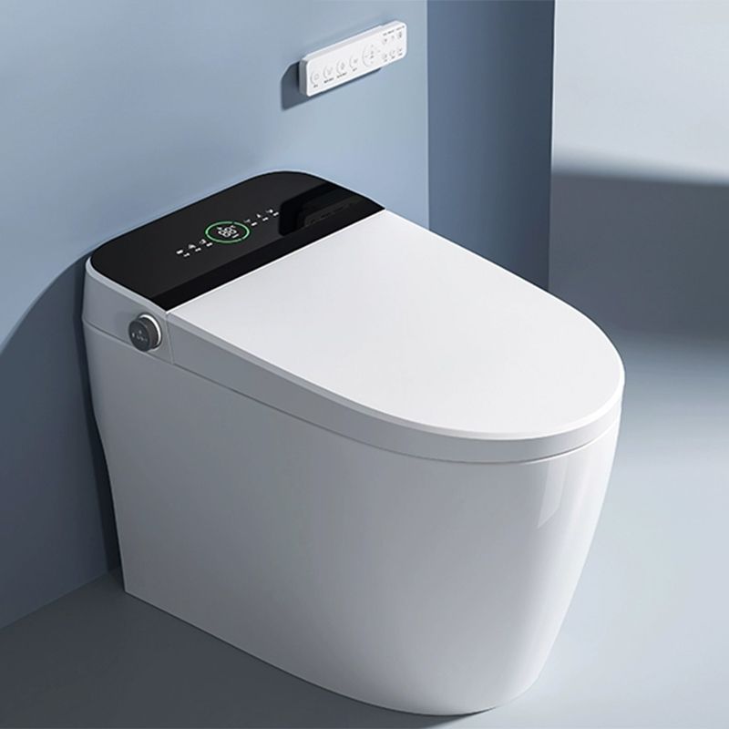 Ceramic Elongated Smart Toilet Bidet without Water Pressure Control Clearhalo 'Bathroom Remodel & Bathroom Fixtures' 'Bidets' 'Home Improvement' 'home_improvement' 'home_improvement_bidets' 'Toilets & Bidets' 1200x1200_d40f4960-892e-401c-b198-c7754fb6e667