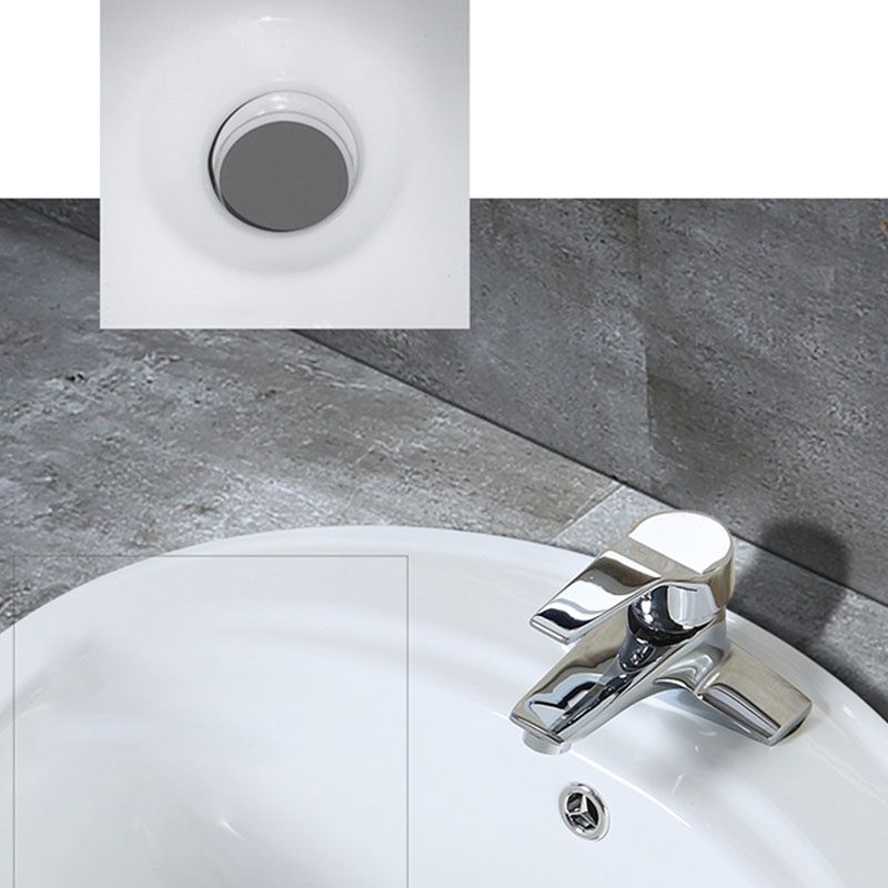 Classical Basin Sink Solid Color Porcelain Bathroom Sink in White Clearhalo 'Bathroom Remodel & Bathroom Fixtures' 'Bathroom Sinks & Faucet Components' 'Bathroom Sinks' 'bathroom_sink' 'Home Improvement' 'home_improvement' 'home_improvement_bathroom_sink' 1200x1200_d412650c-3773-4b2c-892d-601aebaa3585
