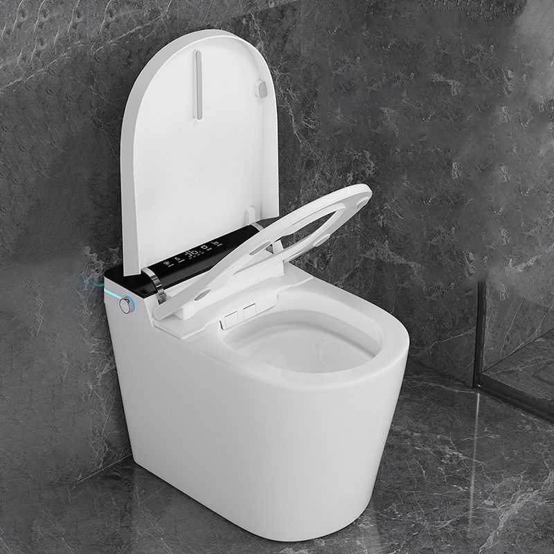 Elongated Smart Toilet White Floor Standing Bidet with Heated Seat and Tank Clearhalo 'Bathroom Remodel & Bathroom Fixtures' 'Bidets' 'Home Improvement' 'home_improvement' 'home_improvement_bidets' 'Toilets & Bidets' 1200x1200_d422ab6c-a274-4fb4-ac9f-31c81db28fc8