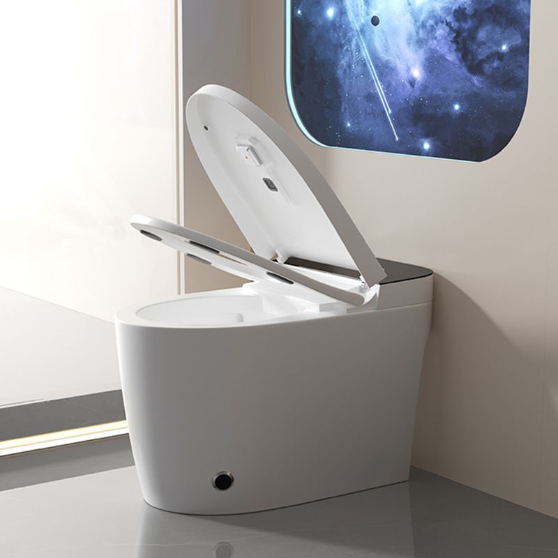 Contemporary Floor Mount Bidet Elongated Smart Bidet with Heated Seat Clearhalo 'Bathroom Remodel & Bathroom Fixtures' 'Bidets' 'Home Improvement' 'home_improvement' 'home_improvement_bidets' 'Toilets & Bidets' 1200x1200_d4614496-1875-417d-ab38-cde2c2e15cc9