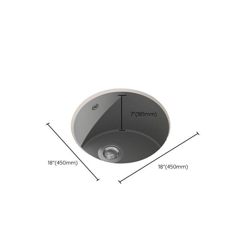 Quartz Kitchen Sink Round Single Bowl Kitchen Sink with Drain Assembly Clearhalo 'Home Improvement' 'home_improvement' 'home_improvement_kitchen_sinks' 'Kitchen Remodel & Kitchen Fixtures' 'Kitchen Sinks & Faucet Components' 'Kitchen Sinks' 'kitchen_sinks' 1200x1200_d472e59a-b996-4e6f-ac20-cb7ec9b74d61