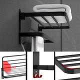 Black Modern Bathroom Accessory Set Stainless Bathroom Hardware Clearhalo 'Bathroom Hardware Sets' 'Bathroom Hardware' 'Bathroom Remodel & Bathroom Fixtures' 'bathroom_hardware_sets' 'Home Improvement' 'home_improvement' 'home_improvement_bathroom_hardware_sets' 1200x1200_d47836ed-83e3-4f9b-b9b6-b7f9aa763d8f