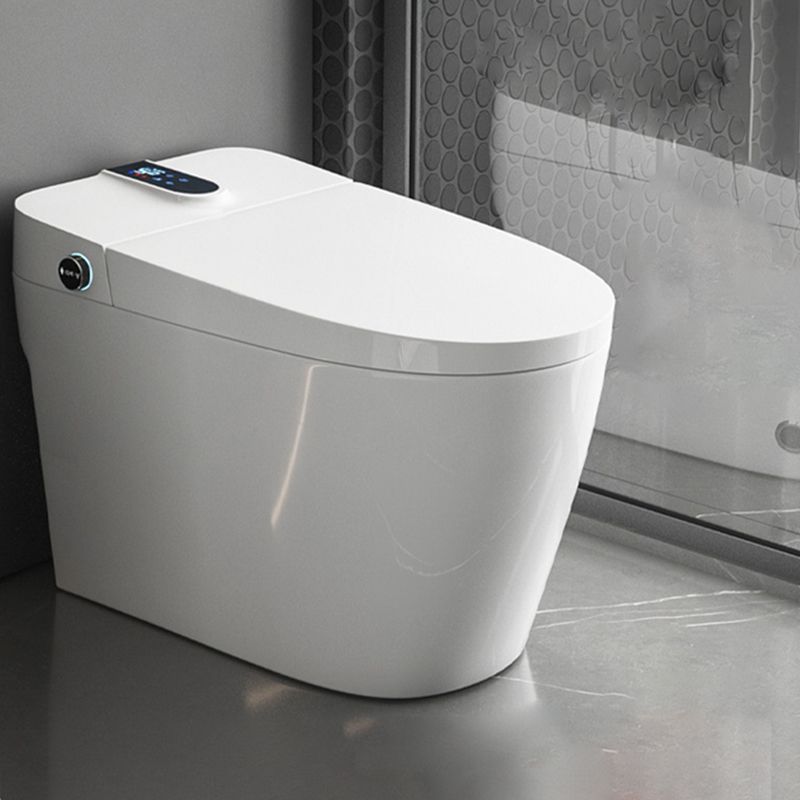 Contemporary Floor Standing Bidet in White Elongated Toilet Clearhalo 'Bathroom Remodel & Bathroom Fixtures' 'Bidets' 'Home Improvement' 'home_improvement' 'home_improvement_bidets' 'Toilets & Bidets' 1200x1200_d4825197-5737-4686-94ec-ce8c7b7c2ab3