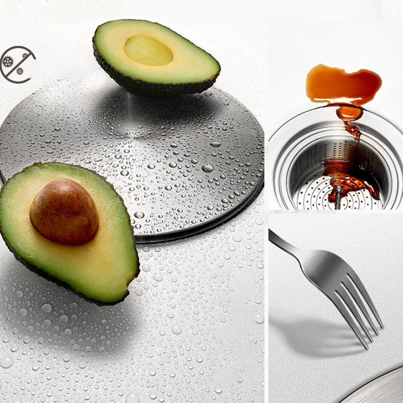 Contemporary Style Kitchen Sink Kitchen Sink with Basket Strainer Clearhalo 'Home Improvement' 'home_improvement' 'home_improvement_kitchen_sinks' 'Kitchen Remodel & Kitchen Fixtures' 'Kitchen Sinks & Faucet Components' 'Kitchen Sinks' 'kitchen_sinks' 1200x1200_d492e1e3-3af2-4753-92e5-d17119aa28f8