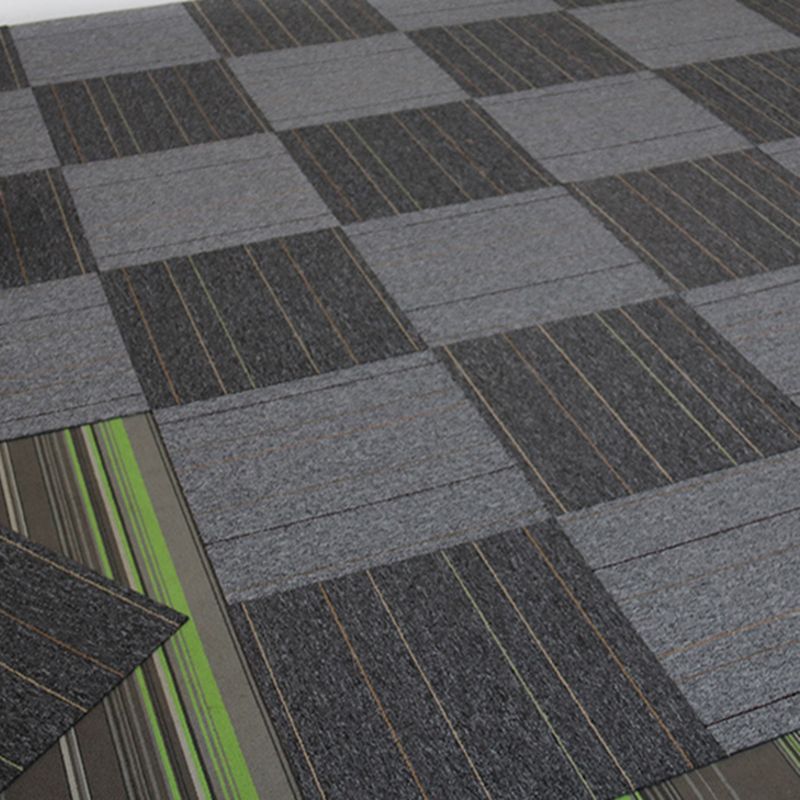 Carpet Tile Non-Skid Fade Resistant Geometry Loose Lay Carpet Tiles Living Room Clearhalo 'Carpet Tiles & Carpet Squares' 'carpet_tiles_carpet_squares' 'Flooring 'Home Improvement' 'home_improvement' 'home_improvement_carpet_tiles_carpet_squares' Walls and Ceiling' 1200x1200_d4b1b2ca-6921-46c9-8e53-926985129777