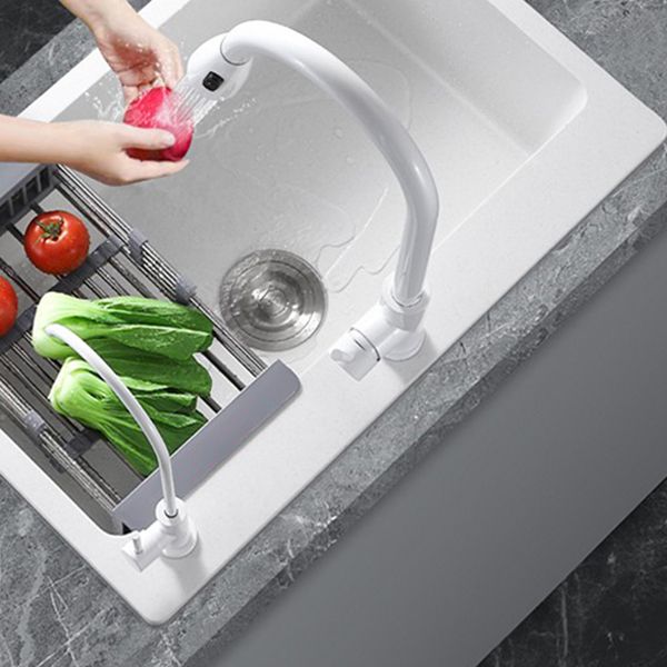 Quartz Kitchen Sink Rectangular Shape Single Bowl Kitchen Sink with Drain Strainer Kit Clearhalo 'Home Improvement' 'home_improvement' 'home_improvement_kitchen_sinks' 'Kitchen Remodel & Kitchen Fixtures' 'Kitchen Sinks & Faucet Components' 'Kitchen Sinks' 'kitchen_sinks' 1200x1200_d4be8379-bc11-4e34-8de9-5f8de3f0fa6d