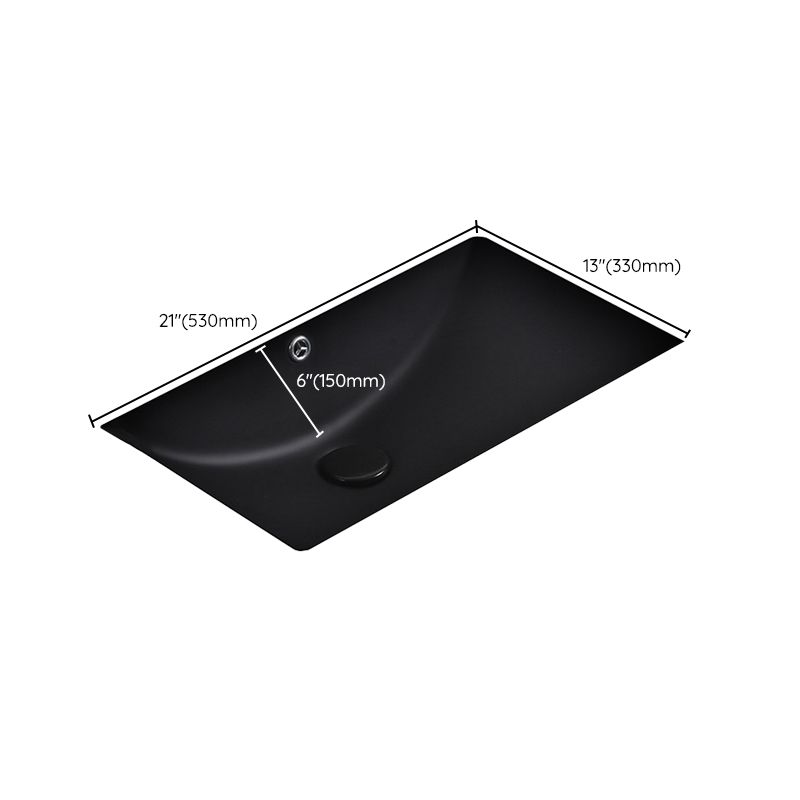 Black Undermount Vanity Sink Modern Porcelain Undermount Vanity Sink Clearhalo 'Bathroom Remodel & Bathroom Fixtures' 'Bathroom Sinks & Faucet Components' 'Bathroom Sinks' 'bathroom_sink' 'Home Improvement' 'home_improvement' 'home_improvement_bathroom_sink' 1200x1200_d4d27cfb-4ef8-44b4-a09f-d46cf6a08b63