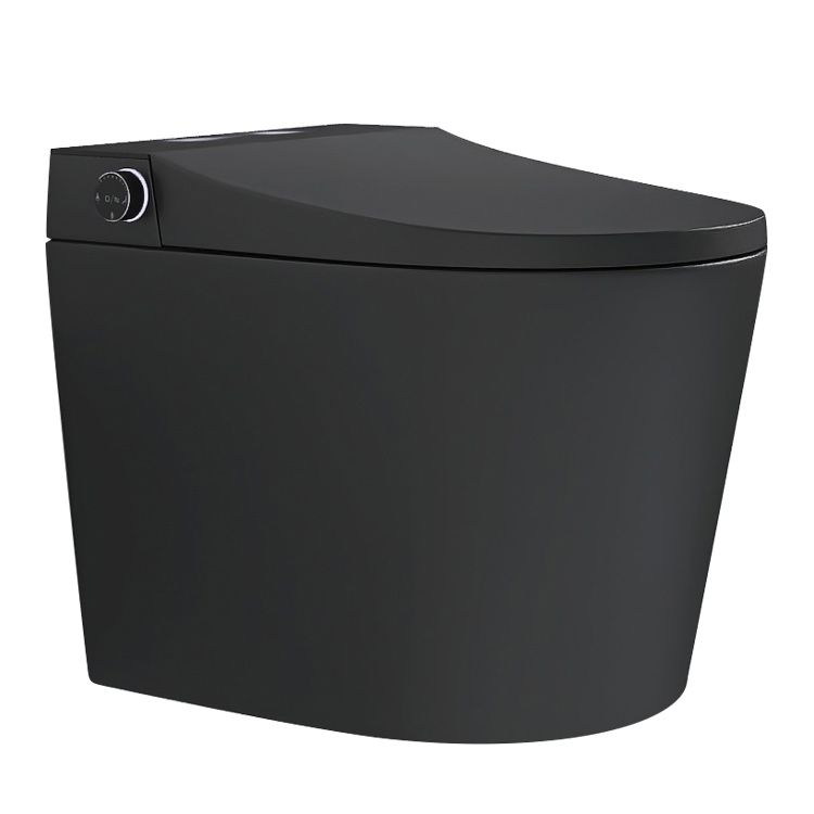 Contemporary White/black/ Gray Electronic Toilet Elongated Wall Hung Toilet Set Clearhalo 'Bathroom Remodel & Bathroom Fixtures' 'Bidets' 'Home Improvement' 'home_improvement' 'home_improvement_bidets' 'Toilets & Bidets' 1200x1200_d4dcada1-548b-424e-a24c-0670145fafc7