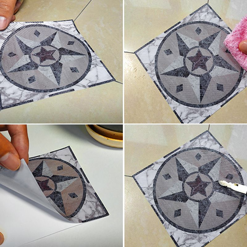 Modern Vinyl Plank Flooring Peel and Stick Ceramic Print PVC Flooring Clearhalo 'Flooring 'Home Improvement' 'home_improvement' 'home_improvement_vinyl_flooring' 'Vinyl Flooring' 'vinyl_flooring' Walls and Ceiling' 1200x1200_d4e28cc3-721a-4f7c-bde6-d6686864c6e1