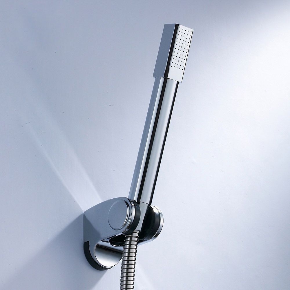 Simple Handheld Shower Head Square 304 Stainless Steel Shower Head Clearhalo 'Bathroom Remodel & Bathroom Fixtures' 'Home Improvement' 'home_improvement' 'home_improvement_shower_heads' 'Shower Heads' 'shower_heads' 'Showers & Bathtubs Plumbing' 'Showers & Bathtubs' 1200x1200_d4ea1fb3-1272-4b23-bcbb-858c99067687