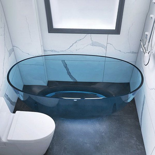 Modern Oval Colorful Bath Tub Soaking Freestanding Tub for Home Clearhalo 'Bathroom Remodel & Bathroom Fixtures' 'Bathtubs' 'Home Improvement' 'home_improvement' 'home_improvement_bathtubs' 'Showers & Bathtubs' 1200x1200_d50213f3-5b20-499e-a4a1-92948a41e5a8
