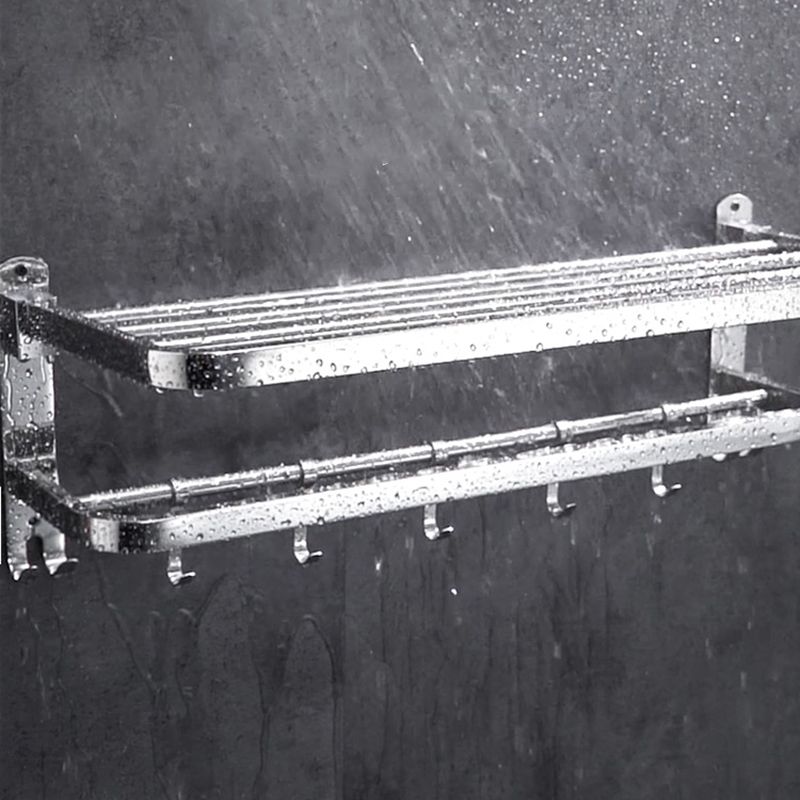 Modern Bathroom Hardware Set Silver Metal Bathroom Accessory Clearhalo 'Bathroom Hardware Sets' 'Bathroom Hardware' 'Bathroom Remodel & Bathroom Fixtures' 'bathroom_hardware_sets' 'Home Improvement' 'home_improvement' 'home_improvement_bathroom_hardware_sets' 1200x1200_d50409f9-2ced-486a-b875-5d8dc0709715