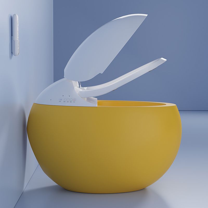 Round Ceramic Deodorizing Floor Standing Bidet with Heated Seat Clearhalo 'Bathroom Remodel & Bathroom Fixtures' 'Bidets' 'Home Improvement' 'home_improvement' 'home_improvement_bidets' 'Toilets & Bidets' 1200x1200_d5117ad4-580c-4b0d-b6fa-525a6ce91dea