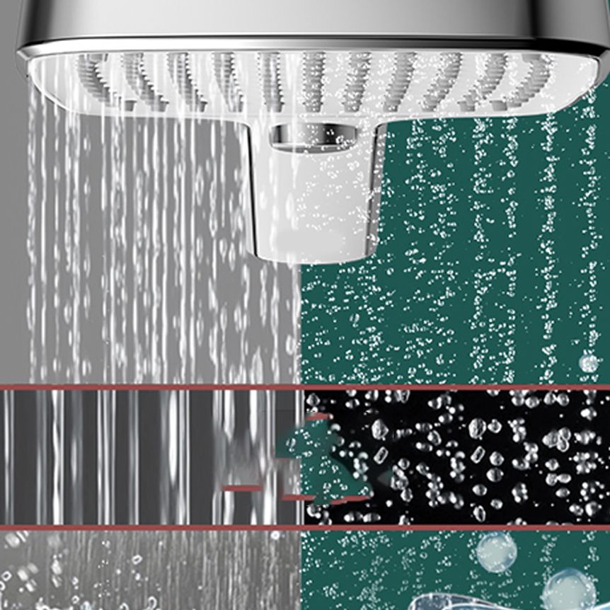 Modern Self-Cleaning Hand Shower Adjustable Spray Pattern Wall-Mount Showerhead Clearhalo 'Bathroom Remodel & Bathroom Fixtures' 'Home Improvement' 'home_improvement' 'home_improvement_shower_heads' 'Shower Heads' 'shower_heads' 'Showers & Bathtubs Plumbing' 'Showers & Bathtubs' 1200x1200_d53a2540-f3e6-4bb2-b960-7d19ea8288c1