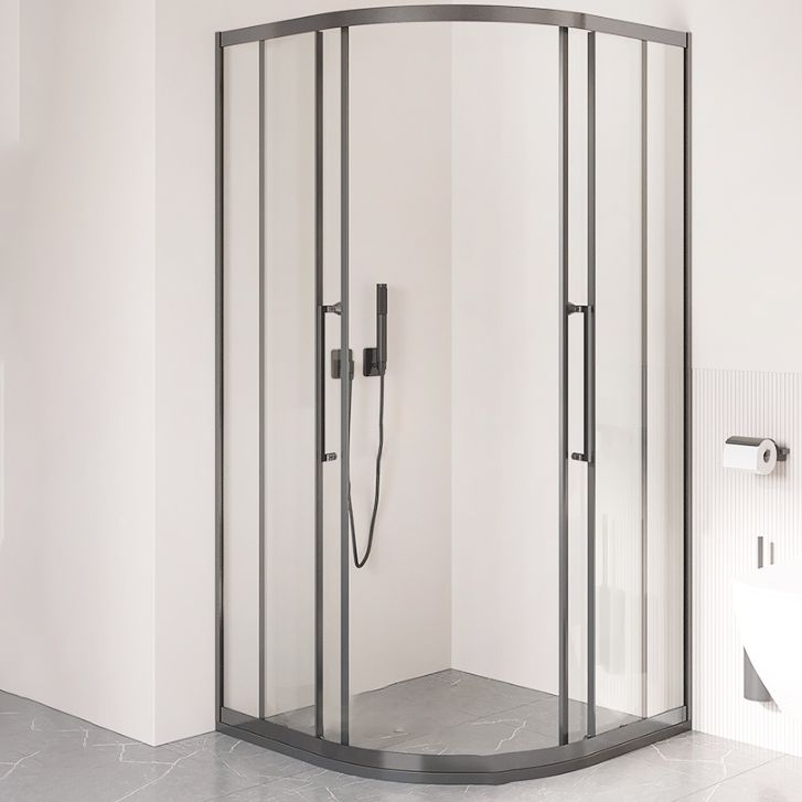 Framed Double Sliding Shower Stall Tempered Glass Shower Stall Clearhalo 'Bathroom Remodel & Bathroom Fixtures' 'Home Improvement' 'home_improvement' 'home_improvement_shower_stalls_enclosures' 'Shower Stalls & Enclosures' 'shower_stalls_enclosures' 'Showers & Bathtubs' 1200x1200_d53e0d32-ce79-481e-8971-08ddf5128323