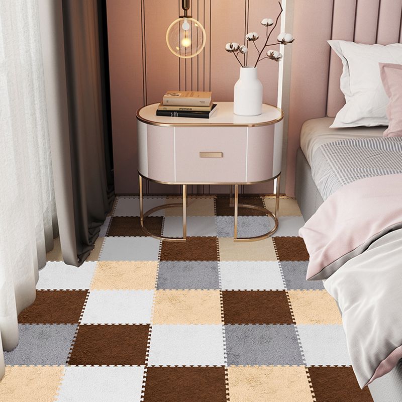Level Loop Carpet Tile Multi-Color Fade Resistant Interlocking Bedroom Carpet Tiles Clearhalo 'Carpet Tiles & Carpet Squares' 'carpet_tiles_carpet_squares' 'Flooring 'Home Improvement' 'home_improvement' 'home_improvement_carpet_tiles_carpet_squares' Walls and Ceiling' 1200x1200_d55000f2-b2db-4dbd-b175-7cef98f18530