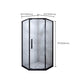 Tempered Glass Shower Enclosure Neo-Angle Clear Shower Enclosure Clearhalo 'Bathroom Remodel & Bathroom Fixtures' 'Home Improvement' 'home_improvement' 'home_improvement_shower_stalls_enclosures' 'Shower Stalls & Enclosures' 'shower_stalls_enclosures' 'Showers & Bathtubs' 1200x1200_d596d5fe-4f1d-491c-991d-2b777c46f078