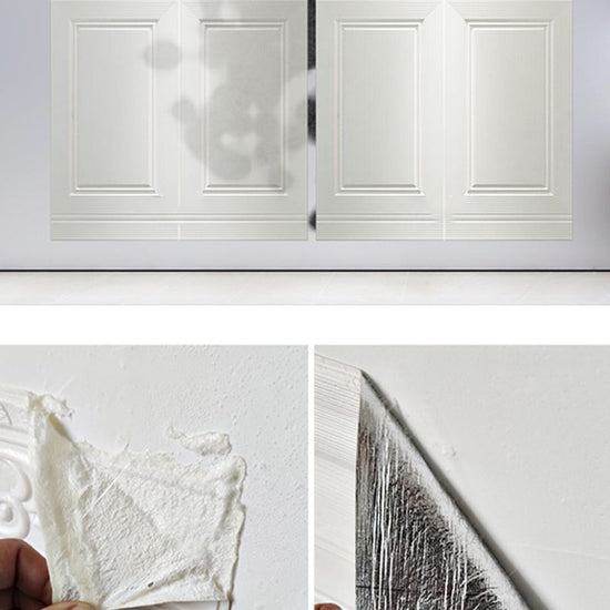 Modern Waterproof 3D Wainscoting Peel and Stick Indoor Wallboard ...