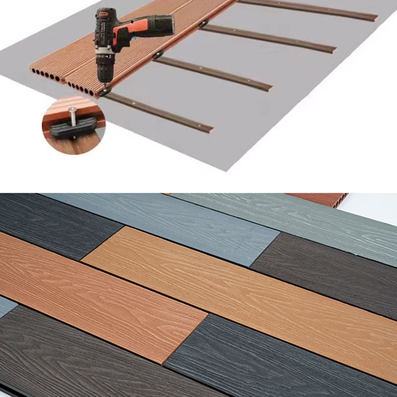 Tradition Engineered Floor Tile Wire Brushed Click Lock Wooden Floor for Living Room Clearhalo 'Flooring 'Hardwood Flooring' 'hardwood_flooring' 'Home Improvement' 'home_improvement' 'home_improvement_hardwood_flooring' Walls and Ceiling' 1200x1200_d59e7f52-46af-474e-98e3-bf9ac088ad1c