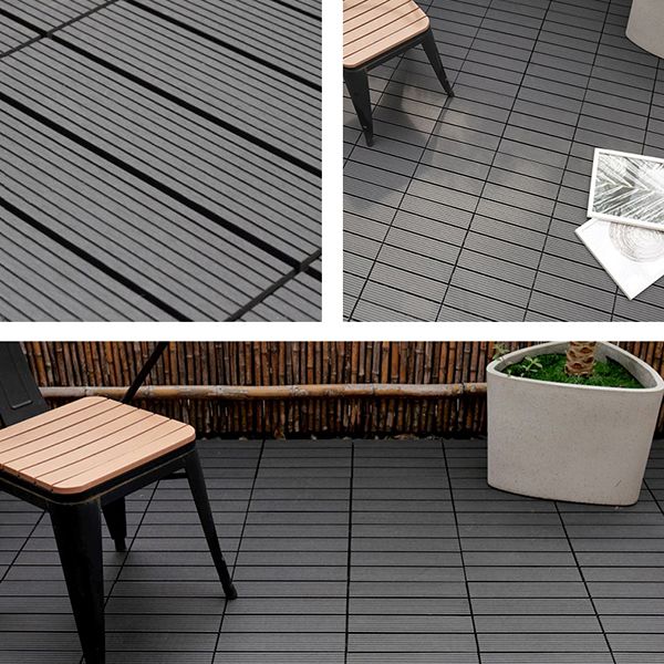 Outdoor Patio Flooring Tiles Embossed Composite Snap Fit Decking Tiles Clearhalo 'Home Improvement' 'home_improvement' 'home_improvement_outdoor_deck_tiles_planks' 'Outdoor Deck Tiles & Planks' 'Outdoor Flooring & Tile' 'Outdoor Remodel' 'outdoor_deck_tiles_planks' 1200x1200_d5b885dd-50e1-4406-9bab-69438b0d4f1a