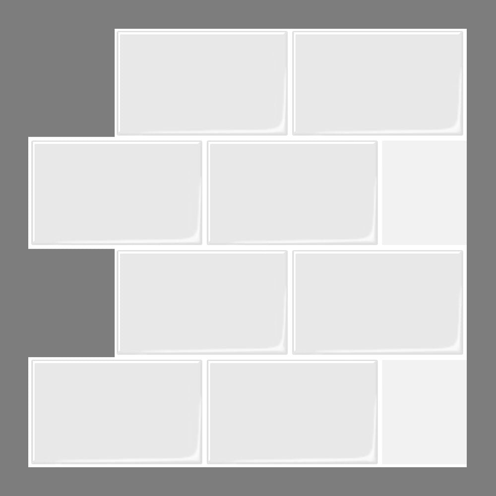 Modern Tile-Peel & Stick PVC Rectangular Subway Tile Peel and Stick Wall Tile Clearhalo 'Flooring 'Home Improvement' 'home_improvement' 'home_improvement_peel_stick_blacksplash' 'Peel & Stick Backsplash Tile' 'peel_stick_blacksplash' 'Walls & Ceilings' Walls and Ceiling' 1200x1200_d5c6e783-5df6-4089-8856-eb86e29f6039