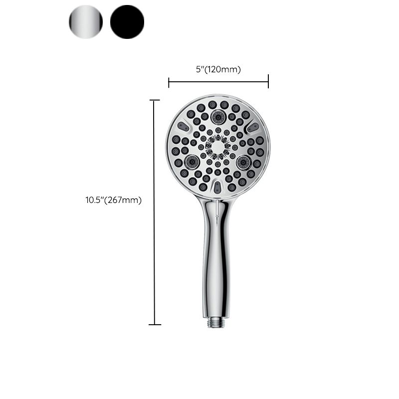 Round Handheld Shower Head Plastic Water Efficient Shower Head Clearhalo 'Bathroom Remodel & Bathroom Fixtures' 'Home Improvement' 'home_improvement' 'home_improvement_shower_heads' 'Shower Heads' 'shower_heads' 'Showers & Bathtubs Plumbing' 'Showers & Bathtubs' 1200x1200_d5d81816-13e4-455b-8434-cfd1715a1d8a