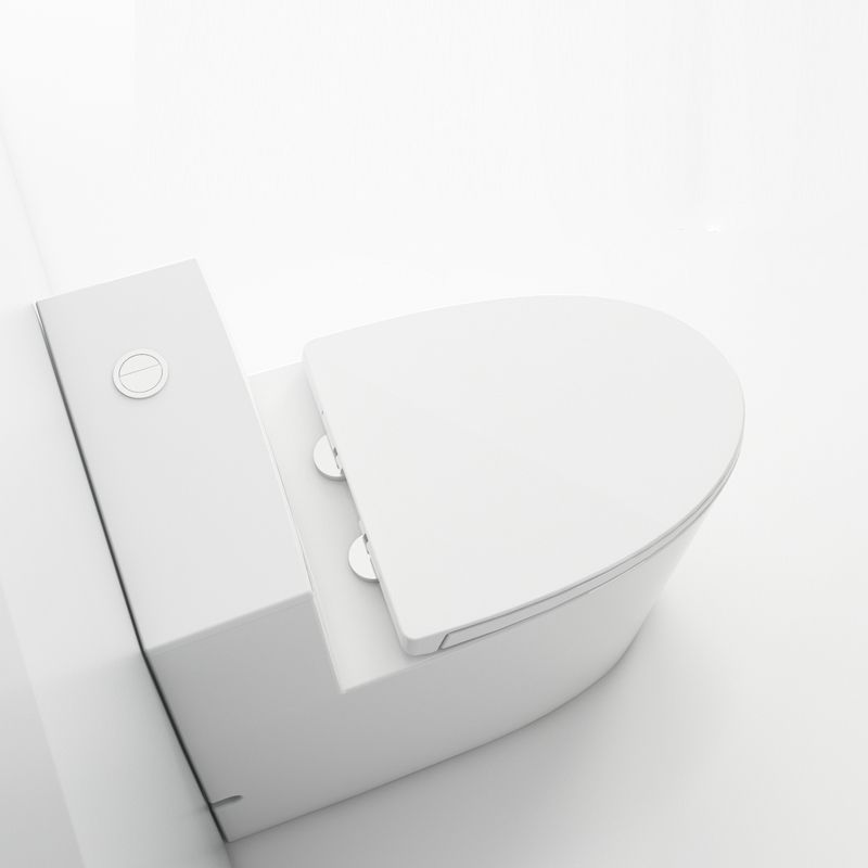 Modern White Floor Mount Toilet Slow Close Seat Included Toilet Bowl for Bathroom Clearhalo 'Bathroom Remodel & Bathroom Fixtures' 'Home Improvement' 'home_improvement' 'home_improvement_toilets' 'Toilets & Bidets' 'Toilets' 1200x1200_d609703d-5571-448c-b876-c616698f0ef7