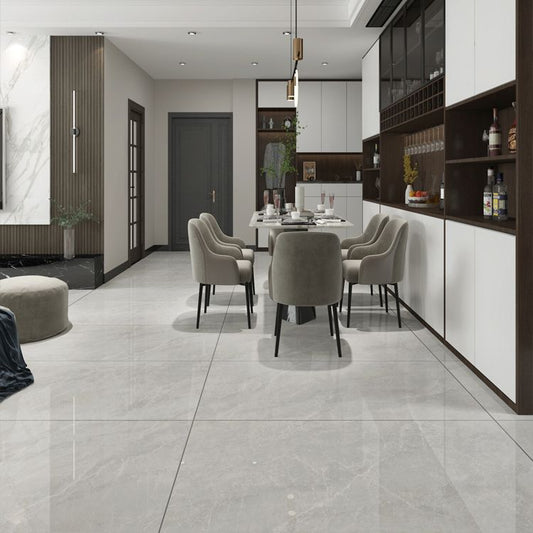 Rectangle Matte Tile Gray Marble Floor and Wall for Drawing Room Clearhalo 'Floor Tiles & Wall Tiles' 'floor_tiles_wall_tiles' 'Flooring 'Home Improvement' 'home_improvement' 'home_improvement_floor_tiles_wall_tiles' Walls and Ceiling' 1200x1200_d60b6b4e-3e46-4d56-ba8b-25b14a189b53