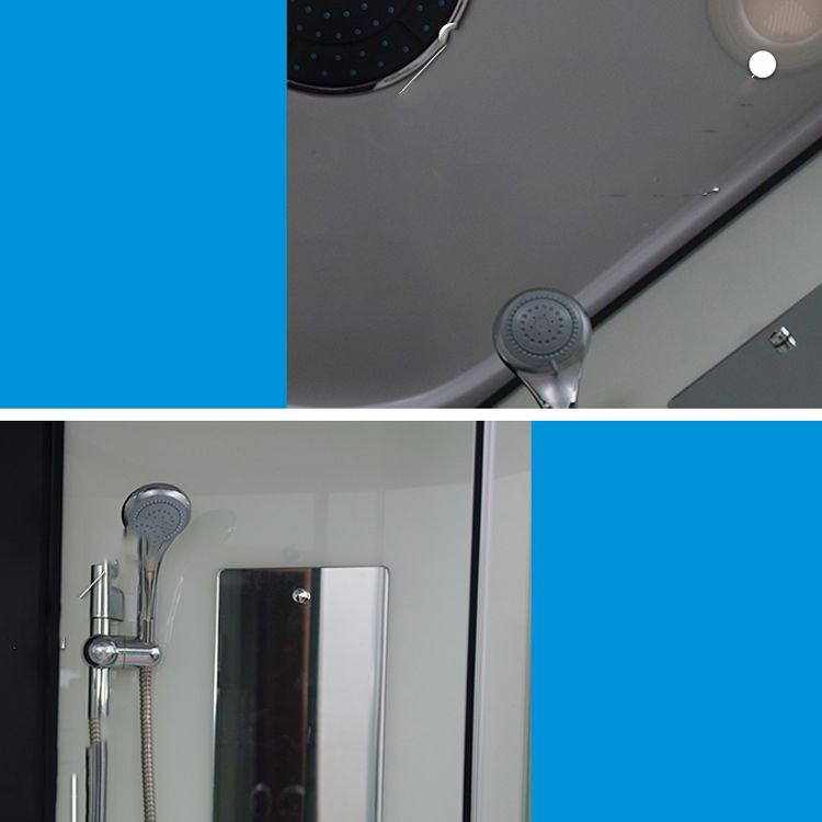 Clear Glass Double Sliding Shower Enclosure One Piece Framed Shower Enclosure Clearhalo 'Bathroom Remodel & Bathroom Fixtures' 'Home Improvement' 'home_improvement' 'home_improvement_shower_stalls_enclosures' 'Shower Stalls & Enclosures' 'shower_stalls_enclosures' 'Showers & Bathtubs' 1200x1200_d6384ffc-5423-4043-890b-de32f8f0c9e5