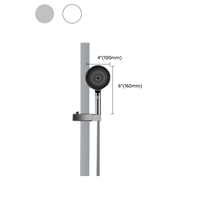 Shower Set Digital Display Simple Split Shower Set Bathroom Full Copper Booster Clearhalo 'Bathroom Remodel & Bathroom Fixtures' 'Home Improvement' 'home_improvement' 'home_improvement_shower_faucets' 'Shower Faucets & Systems' 'shower_faucets' 'Showers & Bathtubs Plumbing' 'Showers & Bathtubs' 1200x1200_d6639193-4869-481e-a5bc-e1a4a2d17907