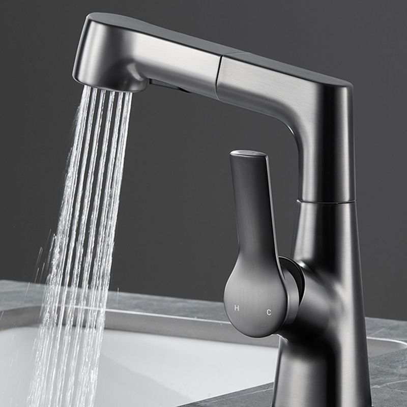 Modern 1-Handle Bathroom Sink Faucet Circular Vessel Sink Faucet Brass Clearhalo 'Bathroom Remodel & Bathroom Fixtures' 'Bathroom Sink Faucets' 'Bathroom Sinks & Faucet Components' 'bathroom_sink_faucets' 'Home Improvement' 'home_improvement' 'home_improvement_bathroom_sink_faucets' 1200x1200_d66df790-c497-487c-9bc0-773111e5d0a8