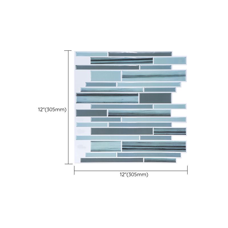 Plastic Peel & Stick Subway Tile Modern Simple Subway Tile Wallpaper Clearhalo 'Flooring 'Home Improvement' 'home_improvement' 'home_improvement_peel_stick_blacksplash' 'Peel & Stick Backsplash Tile' 'peel_stick_blacksplash' 'Walls & Ceilings' Walls and Ceiling' 1200x1200_d68878ec-2f5a-4598-9c99-9842216d3766