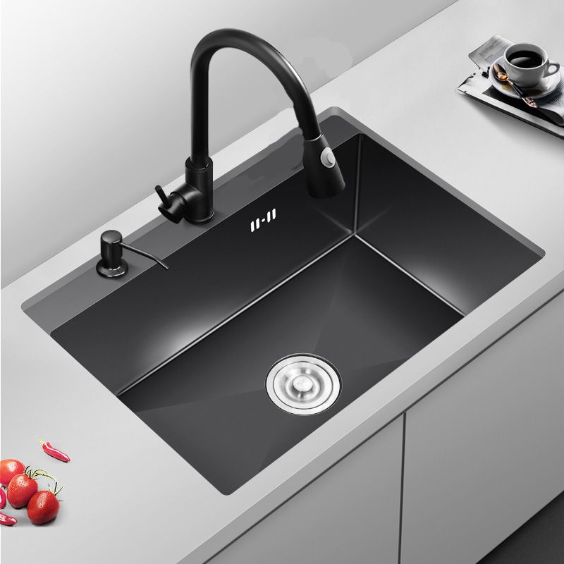 Modern Style Kitchen Sink Stainless Steel Colorfast Drop-In Kitchen Sink Clearhalo 'Home Improvement' 'home_improvement' 'home_improvement_kitchen_sinks' 'Kitchen Remodel & Kitchen Fixtures' 'Kitchen Sinks & Faucet Components' 'Kitchen Sinks' 'kitchen_sinks' 1200x1200_d69dfffa-c299-49d3-b2ef-b786d781bfbb