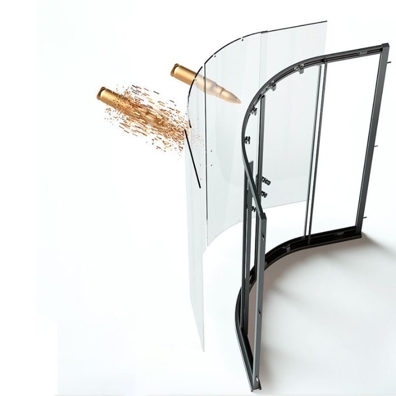 Black 304 Stainless Steel Shower Enclosure Clear Round Shower Stall Clearhalo 'Bathroom Remodel & Bathroom Fixtures' 'Home Improvement' 'home_improvement' 'home_improvement_shower_stalls_enclosures' 'Shower Stalls & Enclosures' 'shower_stalls_enclosures' 'Showers & Bathtubs' 1200x1200_d6a12a36-5f5a-4bb3-9909-6cb30c51b7fe