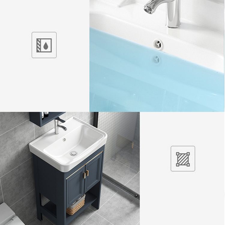 Glam Bathroom Vanity Set Freestanding Faucet Included Bathroom Sink Vanity Clearhalo 'Bathroom Remodel & Bathroom Fixtures' 'Bathroom Vanities' 'bathroom_vanities' 'Home Improvement' 'home_improvement' 'home_improvement_bathroom_vanities' 1200x1200_d6a1b97a-394b-4569-8b96-9c9cbc53bc97