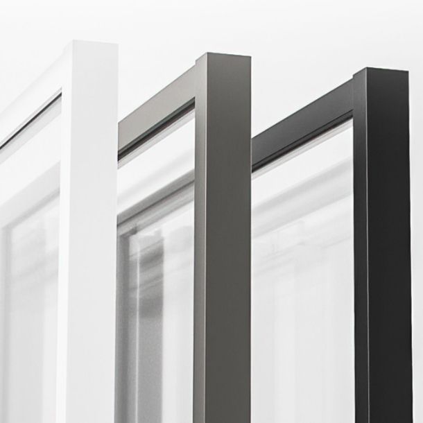 Semi Frameless Single Sliding Shower Door Tempered Glass Shower Door Clearhalo 'Bathroom Remodel & Bathroom Fixtures' 'Home Improvement' 'home_improvement' 'home_improvement_shower_tub_doors' 'Shower and Tub Doors' 'shower_tub_doors' 'Showers & Bathtubs' 1200x1200_d6a6e077-48e2-49e0-a920-096efd3d00e0