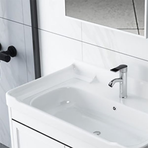 Metal Glam Bathroom Vanity Set Freestanding Single-Sink Bathroom Vanity Clearhalo 'Bathroom Remodel & Bathroom Fixtures' 'Bathroom Vanities' 'bathroom_vanities' 'Home Improvement' 'home_improvement' 'home_improvement_bathroom_vanities' 1200x1200_d6c0c89c-8569-4e24-81a4-a557def95ab5