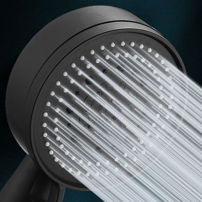 Contemporary Shower Head Combo Handheld Shower Head Plastic Wall-Mount Round Shower Head Clearhalo 'Bathroom Remodel & Bathroom Fixtures' 'Home Improvement' 'home_improvement' 'home_improvement_shower_heads' 'Shower Heads' 'shower_heads' 'Showers & Bathtubs Plumbing' 'Showers & Bathtubs' 1200x1200_d6c38a87-d239-4808-beca-27e0e6a2004d