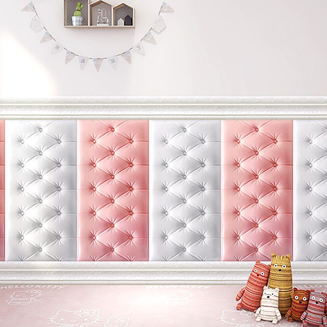 Modern Style Foam Waterproof Wall Paneling Bed Room 3D Wall Paneling with Cushion Clearhalo 'Flooring 'Home Improvement' 'home_improvement' 'home_improvement_wall_paneling' 'Wall Paneling' 'wall_paneling' 'Walls & Ceilings' Walls and Ceiling' 1200x1200_d6cfd755-2d1f-47c2-80e7-24bbea97dbc2