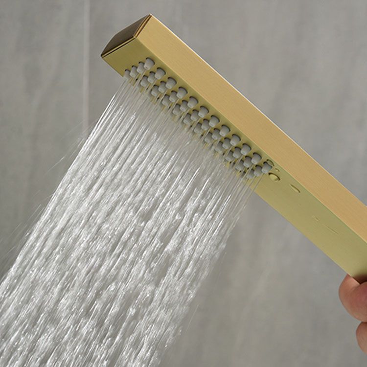 Brass Roman Bathtub Faucet Waterfall Spout Tub Faucet with Hand Shower Clearhalo 'Bathroom Remodel & Bathroom Fixtures' 'Bathtub Faucets' 'bathtub_faucets' 'Home Improvement' 'home_improvement' 'home_improvement_bathtub_faucets' 1200x1200_d6e0d233-766e-4ff6-8d82-c3be02de1fb2