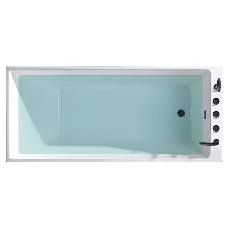 Back to Wall Antique Finish Bath Soaking Rectangular Modern Bath Tub Clearhalo 'Bathroom Remodel & Bathroom Fixtures' 'Bathtubs' 'Home Improvement' 'home_improvement' 'home_improvement_bathtubs' 'Showers & Bathtubs' 1200x1200_d70597d4-25e2-4e29-9774-ea0247acf72f