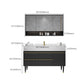 Glam Bath Vanity Wood Frame Freestanding Soft Close Drawers Rectangle Mirror Vanity Clearhalo 'Bathroom Remodel & Bathroom Fixtures' 'Bathroom Vanities' 'bathroom_vanities' 'Home Improvement' 'home_improvement' 'home_improvement_bathroom_vanities' 1200x1200_d719aa1b-e124-4abc-b1a5-cbd34e83d6b0