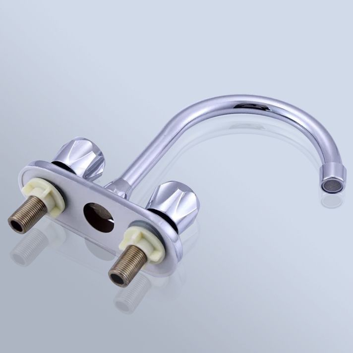 Modern Bar Prep Kitchen Faucet Brass Knob Handle with Deck Plate Kitchen Faucet Clearhalo 'Home Improvement' 'home_improvement' 'home_improvement_kitchen_faucets' 'Kitchen Faucets' 'Kitchen Remodel & Kitchen Fixtures' 'Kitchen Sinks & Faucet Components' 'kitchen_faucets' 1200x1200_d71eb55b-f2e4-46c9-b861-fd775a9a9fda