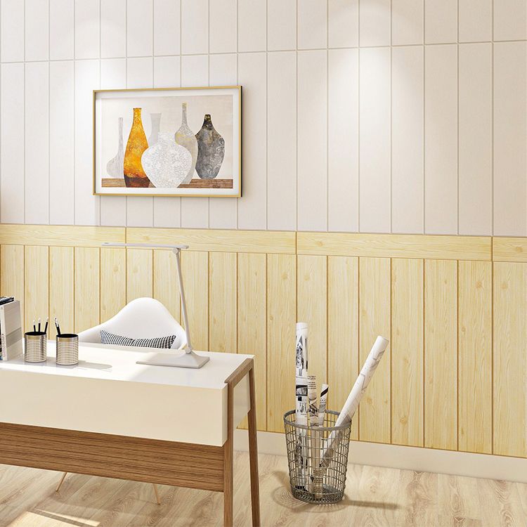 Contemporary Wainscoting Indoor Peel and Press Wainscoting with Waterproof Clearhalo 'Flooring 'Home Improvement' 'home_improvement' 'home_improvement_wall_paneling' 'Wall Paneling' 'wall_paneling' 'Walls & Ceilings' Walls and Ceiling' 1200x1200_d773fcba-1749-41c7-bd2e-954a3fd0243c