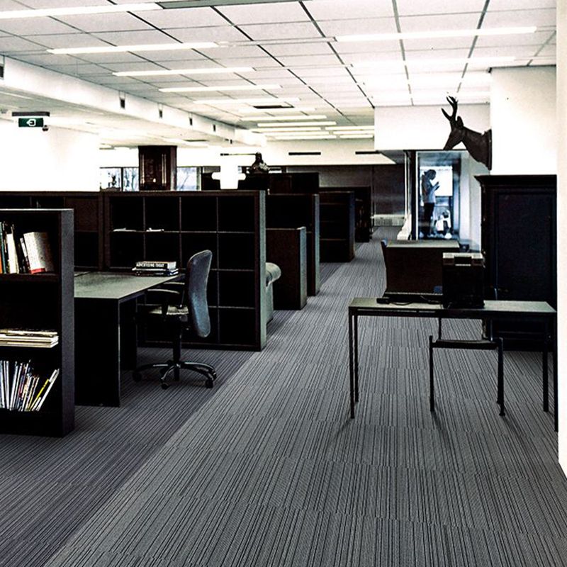 Level Loop Carpet Tile Dark Color Non-Skid Self Adhesive Indoor Carpet Tiles Clearhalo 'Carpet Tiles & Carpet Squares' 'carpet_tiles_carpet_squares' 'Flooring 'Home Improvement' 'home_improvement' 'home_improvement_carpet_tiles_carpet_squares' Walls and Ceiling' 1200x1200_d787af3d-ecf0-491a-83a1-96ba70853eda