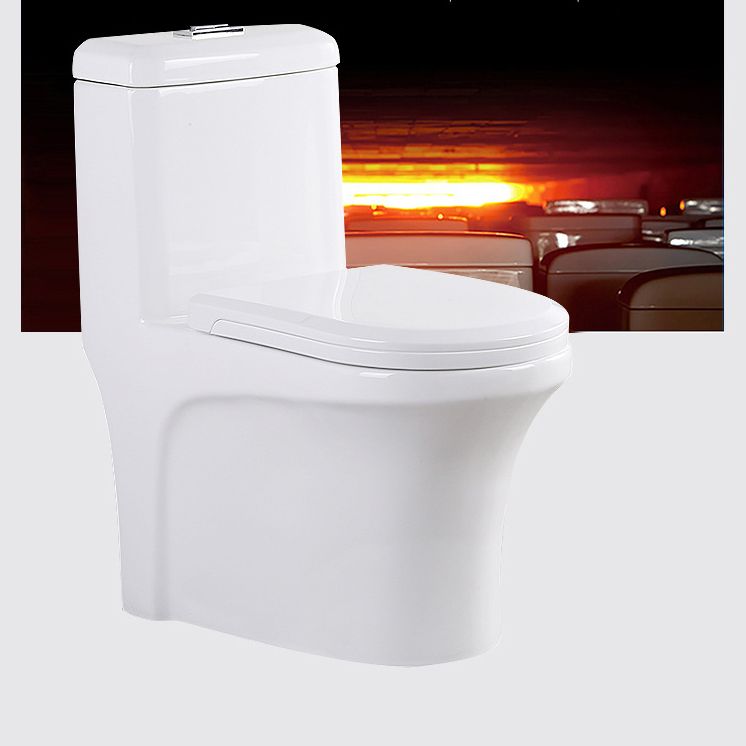 Modern Elongated Toilet Bowl White Flush Toilet with Seat for Bathroom Clearhalo 'Bathroom Remodel & Bathroom Fixtures' 'Home Improvement' 'home_improvement' 'home_improvement_toilets' 'Toilets & Bidets' 'Toilets' 1200x1200_d7a13e8f-5c0e-4a7d-bba7-c2a885844318