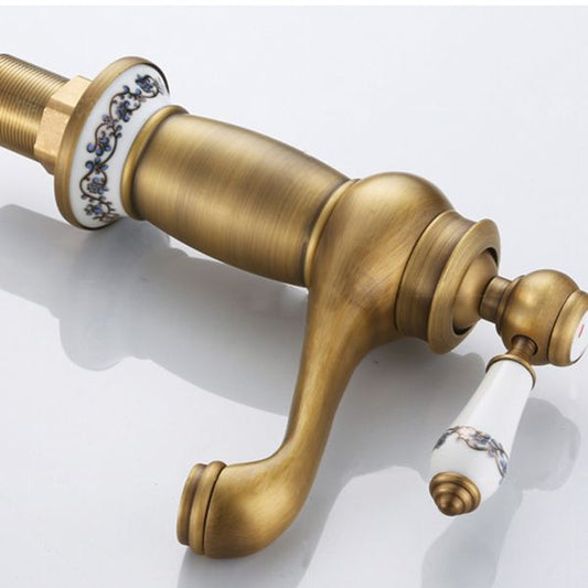 Low-arc Country Vessel Faucet Single Handle Brass Faucet for Bathroom Clearhalo 'Bathroom Remodel & Bathroom Fixtures' 'Bathroom Sink Faucets' 'Bathroom Sinks & Faucet Components' 'bathroom_sink_faucets' 'Home Improvement' 'home_improvement' 'home_improvement_bathroom_sink_faucets' 1200x1200_d7b0d0e6-b54f-450e-b48a-87b707e06762
