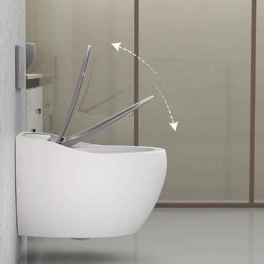Contemporary Wall Hung Toilet Bowl Slow Close Seat Included Urine Toilet for Washroom Clearhalo 'Bathroom Remodel & Bathroom Fixtures' 'Home Improvement' 'home_improvement' 'home_improvement_toilets' 'Toilets & Bidets' 'Toilets' 1200x1200_d7beb93e-0c54-496d-ad83-77cfcdbf19c5