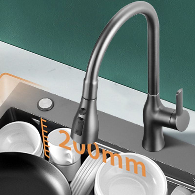 Contemporary Style Kitchen Sink Stainless Steel Kitchen Sink with 3 Holes Clearhalo 'Home Improvement' 'home_improvement' 'home_improvement_kitchen_sinks' 'Kitchen Remodel & Kitchen Fixtures' 'Kitchen Sinks & Faucet Components' 'Kitchen Sinks' 'kitchen_sinks' 1200x1200_d7c51100-0f4b-4368-ba7e-cf95e3c93ecd