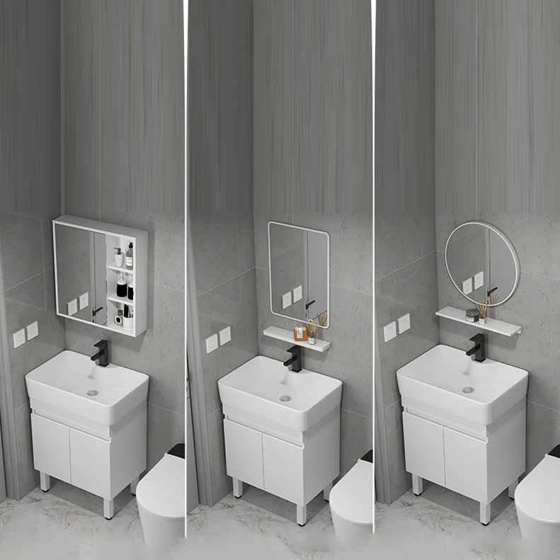 Freestanding Bathroom Vanity Set Modern Faucet Included Bathroom Sink Vanity Clearhalo 'Bathroom Remodel & Bathroom Fixtures' 'Bathroom Vanities' 'bathroom_vanities' 'Home Improvement' 'home_improvement' 'home_improvement_bathroom_vanities' 1200x1200_d7dab1d4-5453-4be2-a39f-0ef5aa636921